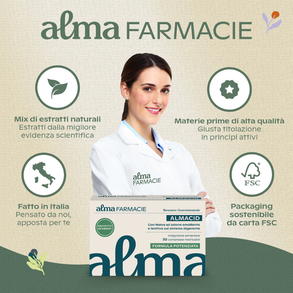 ALMACID ACIDITÀ COMPRESSE