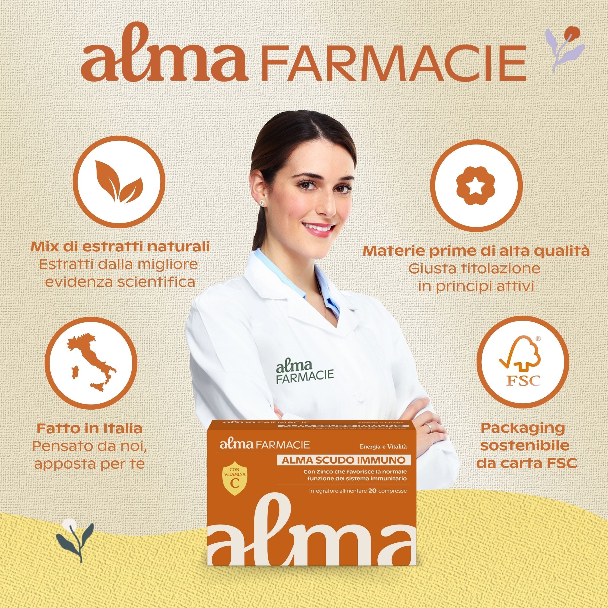 ALMA SCUDO IMMUNO COMPRESSE