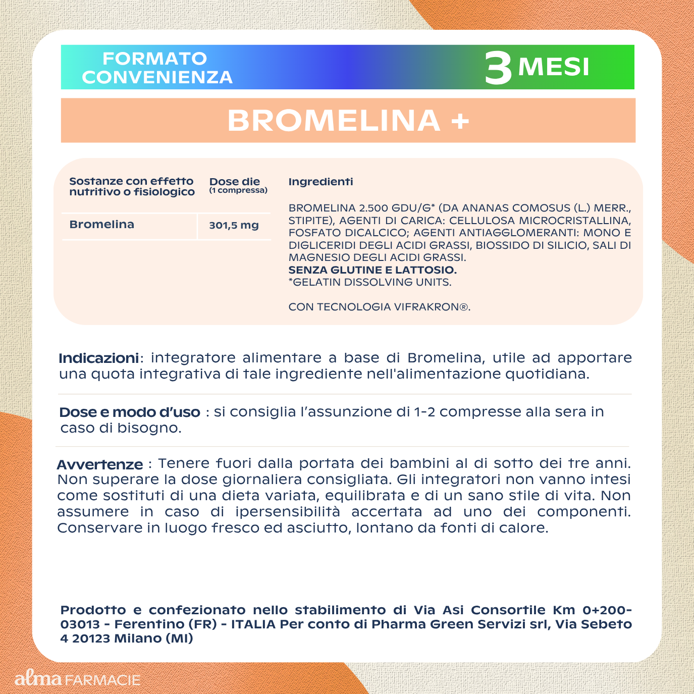 BROMELINA+ MAXI FORMATO
