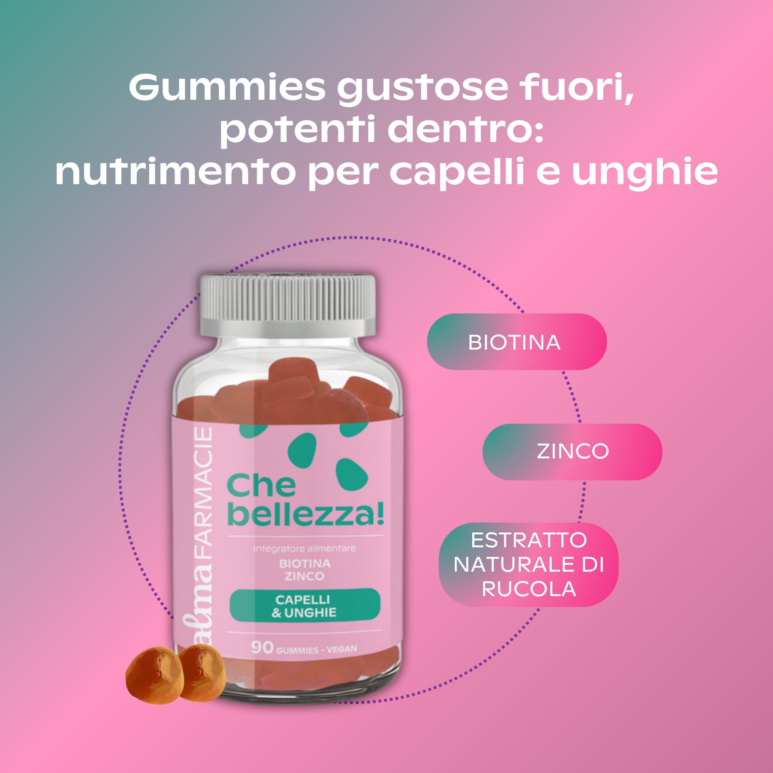 CHE BELLEZZA 90 GUMMIES
