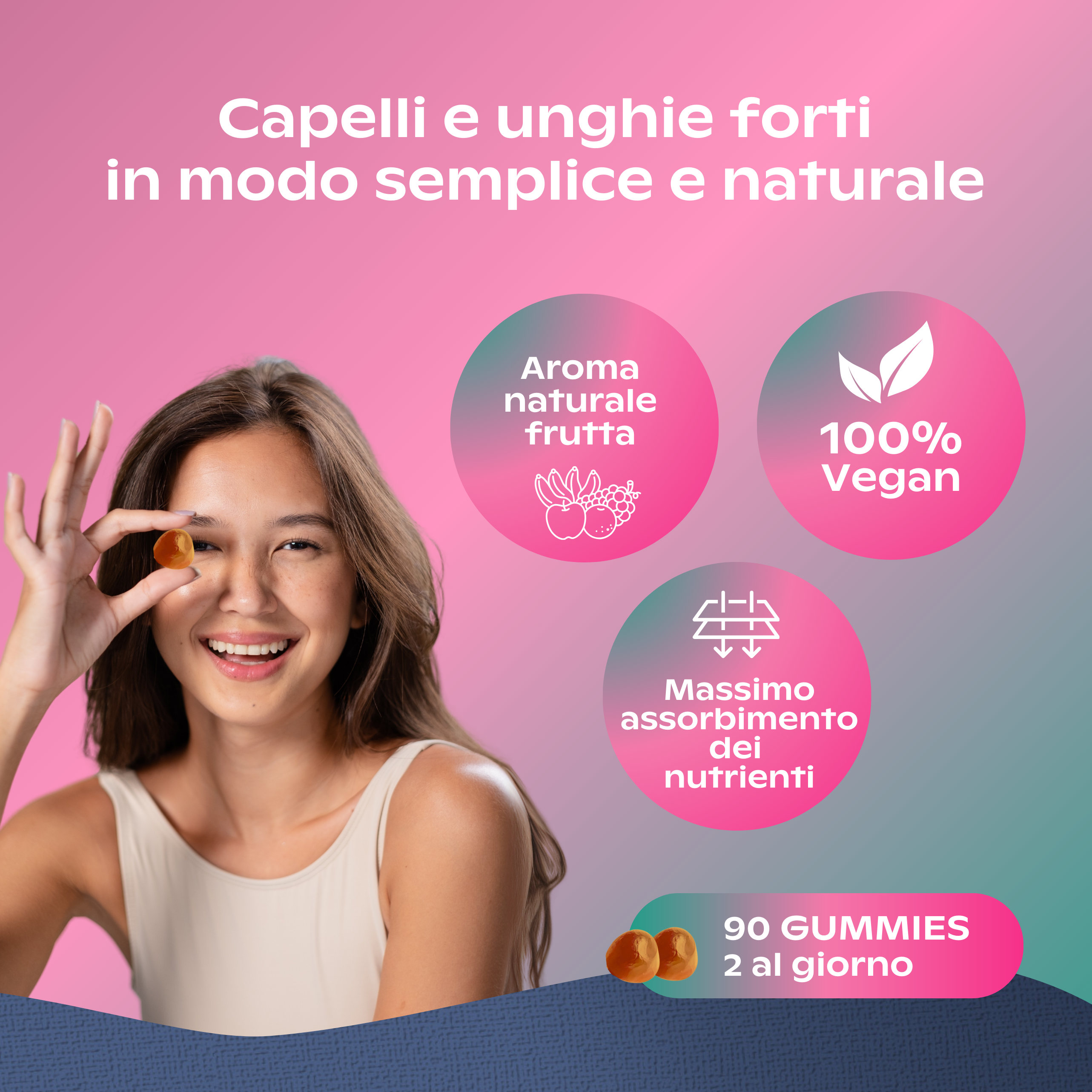 CHE BELLEZZA 90 GUMMIES