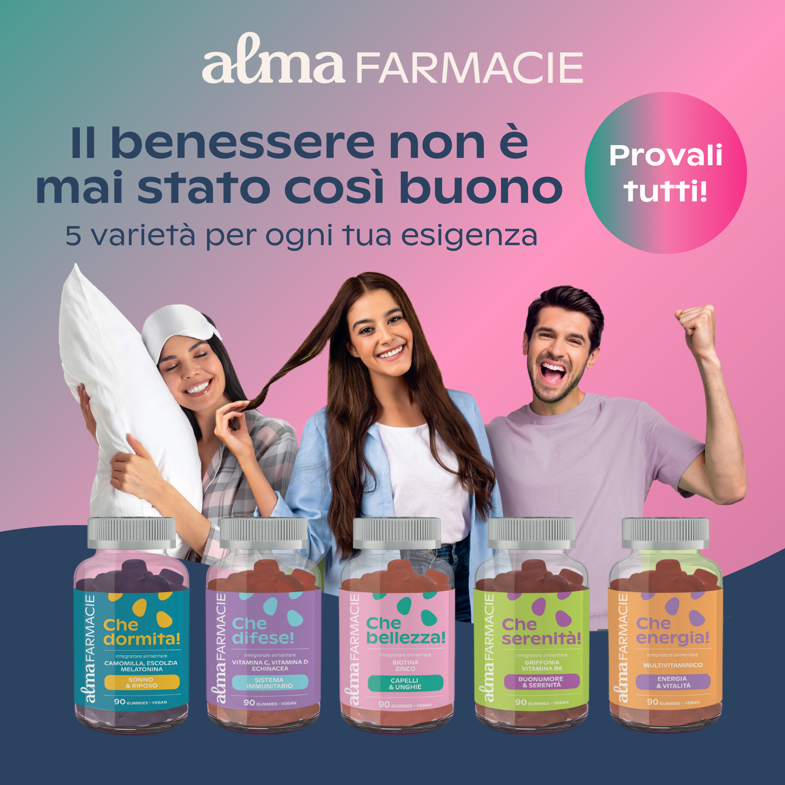 CHE BELLEZZA 90 GUMMIES