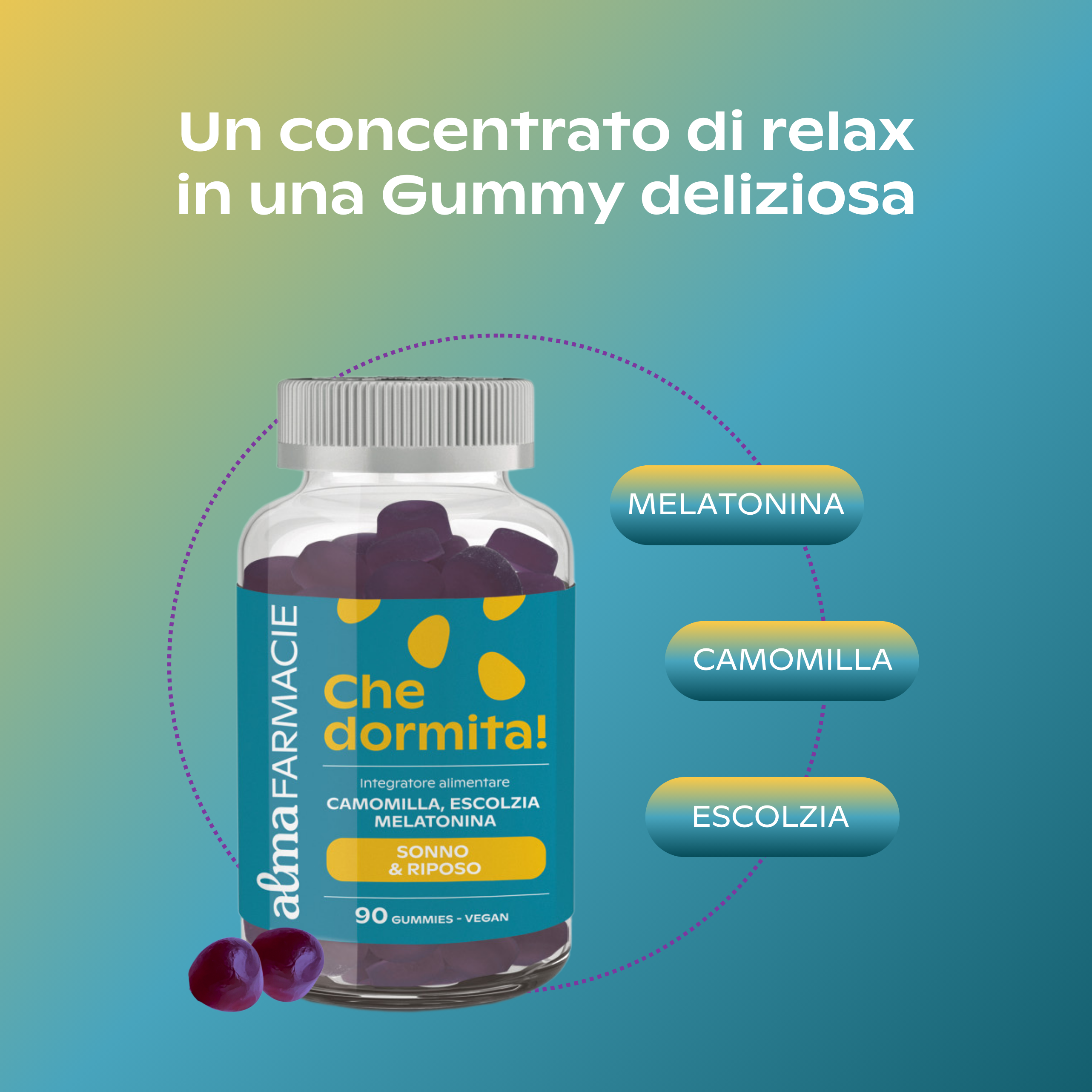 CHE DORMITA 90 GUMMIES