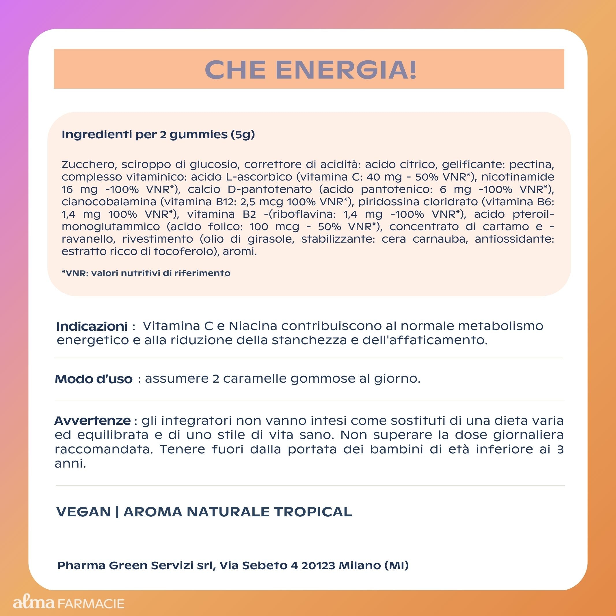 CHE ENERGIA 90 GUMMIES
