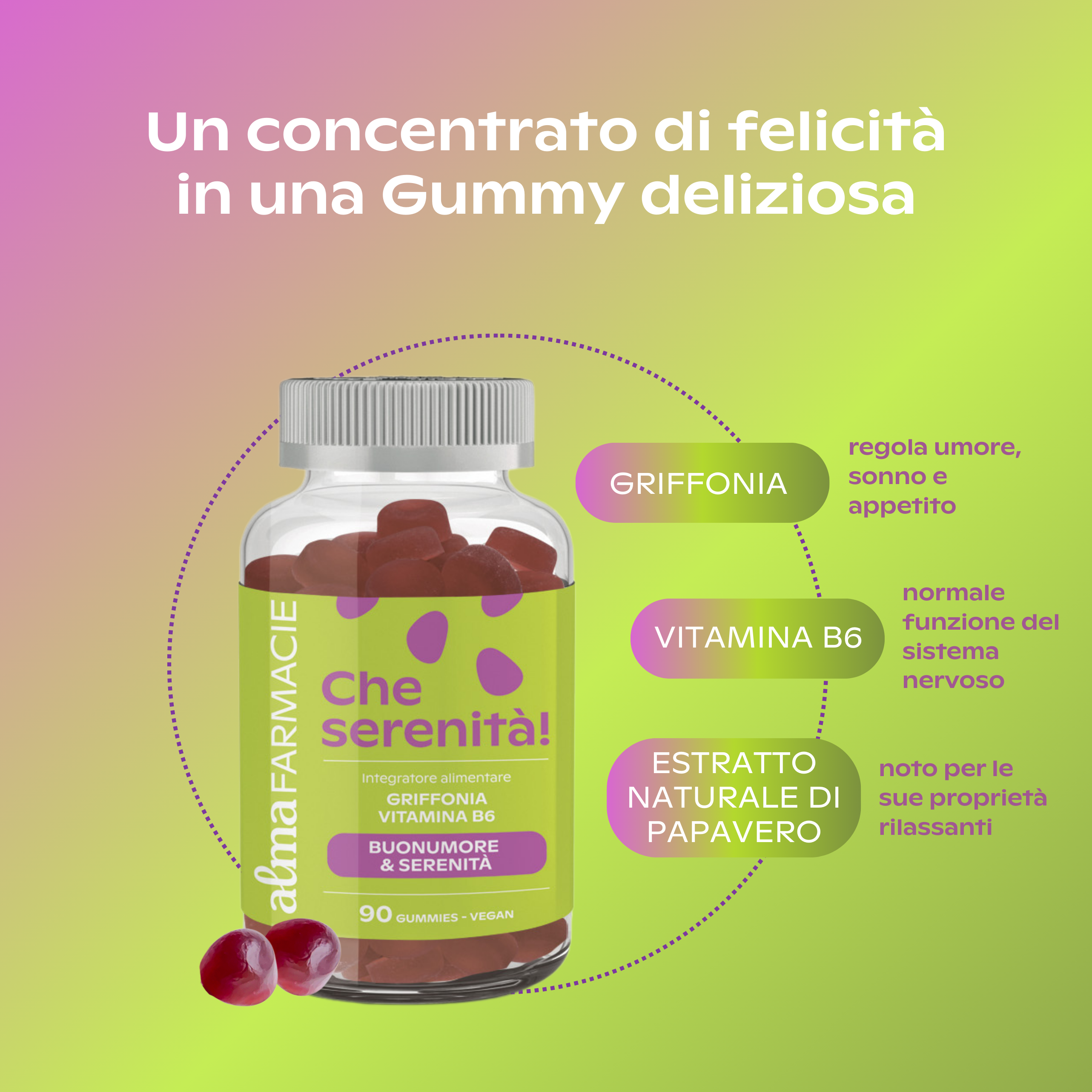 CHE SERENITÀ 90 GUMMIES