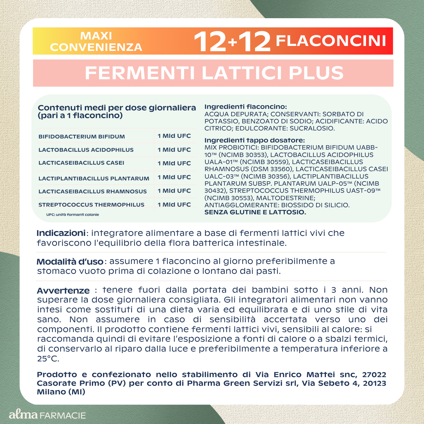 FERMENTI LATTICI PLUS MAXI FORMATO