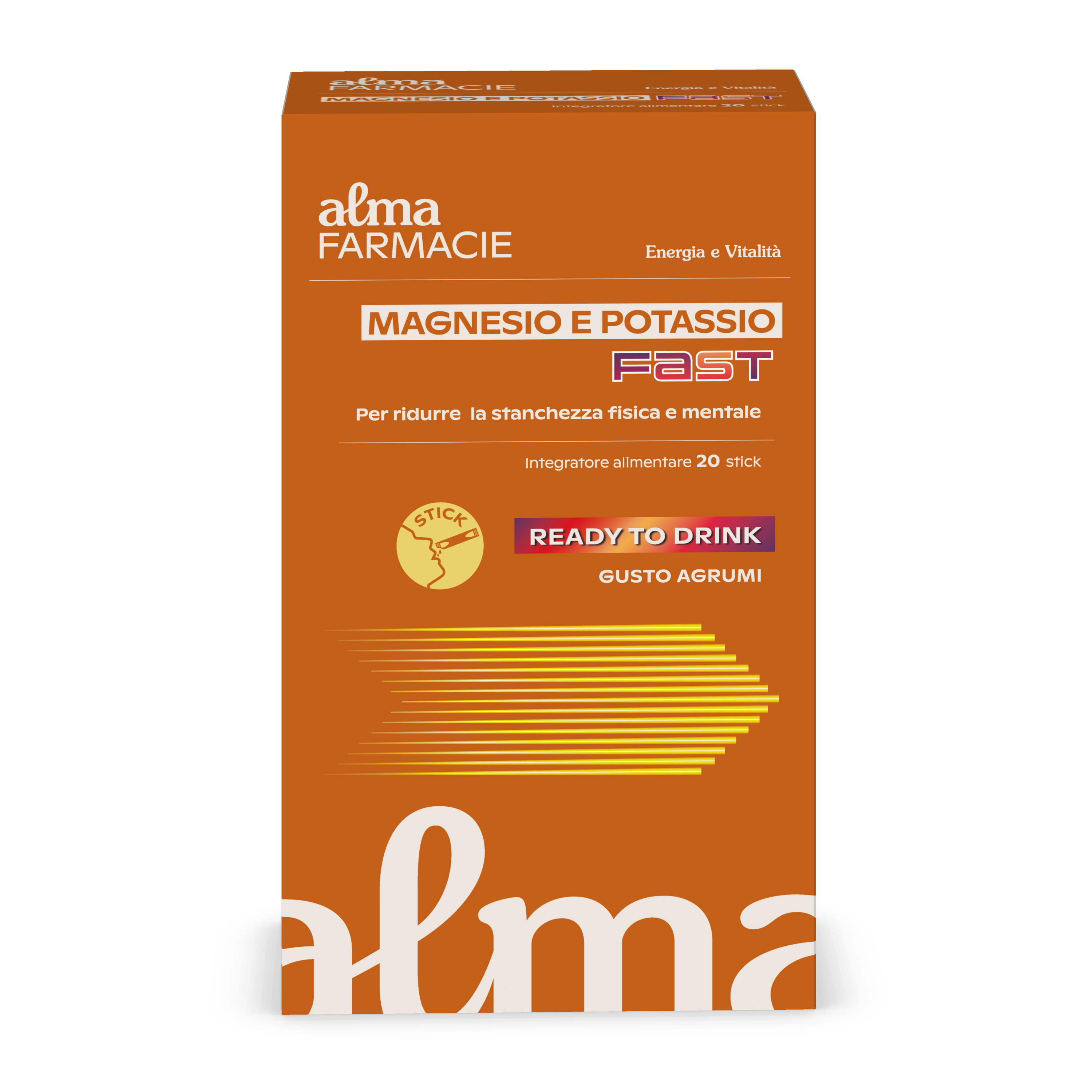 MAGNESIO E POTASSIO FAST 20 STICK